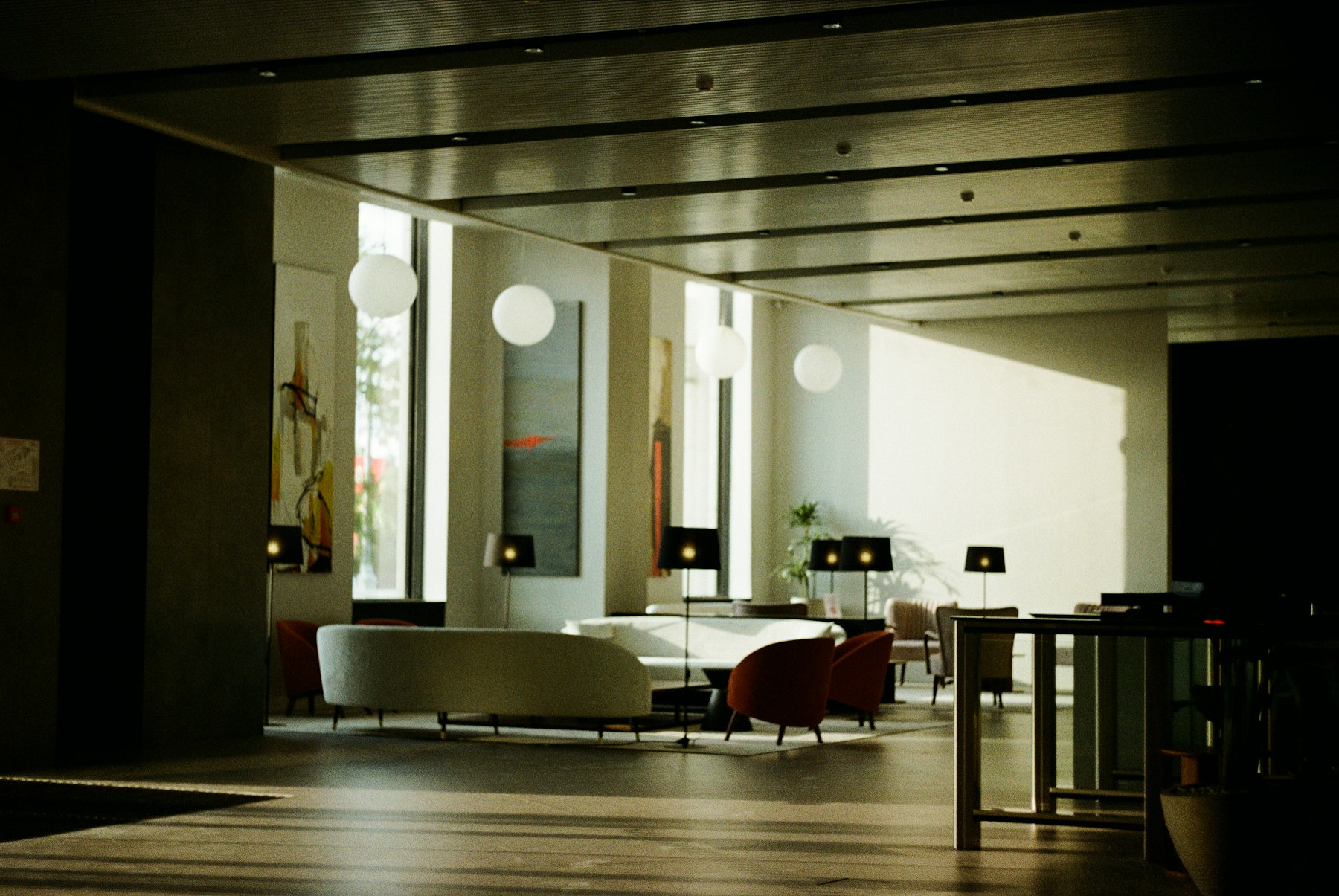 Contemporary hospitality interior